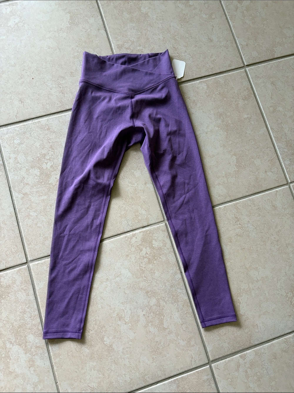 New Purple High-Waist Active Leggings